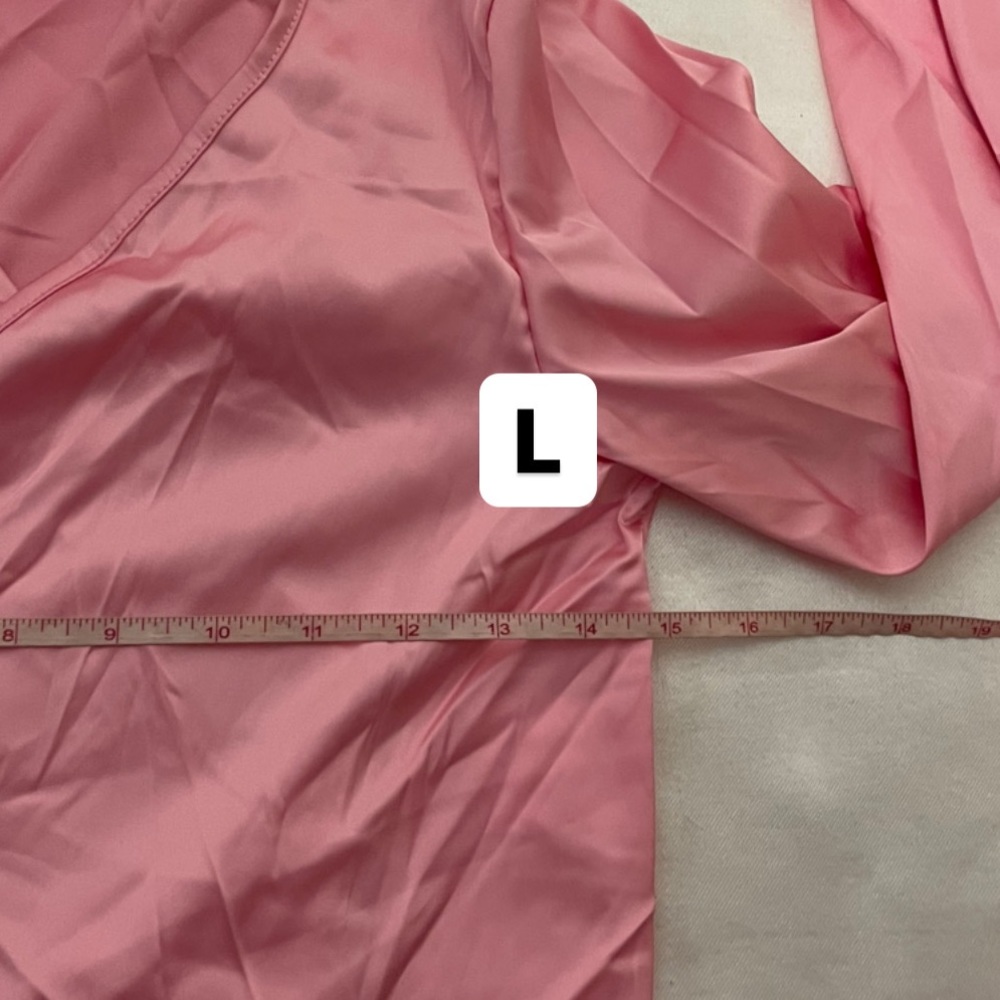 NEW two pieces set pink crop top shorts summer womens M;L - Picture 10 of 16